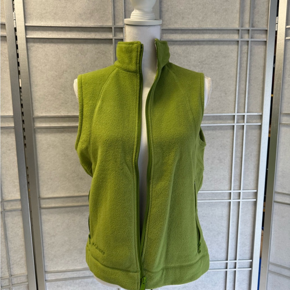Columbia Green Fleece Vest